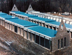 Self storage building exterior