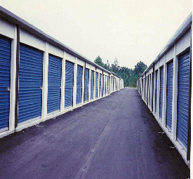 Self storage building exterior