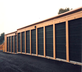 Self storage building exterior