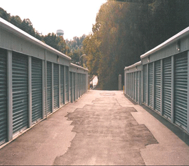 Self storage building exterior