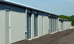 Self storage building exterior