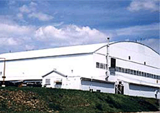 Commercial Building in white material by Flexospan