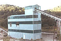 Exterior of building with metal siding